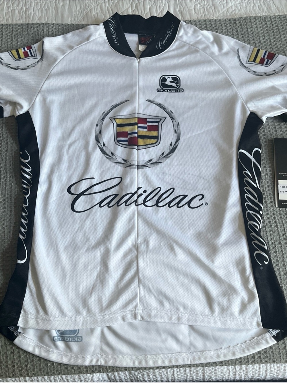 Cadillac Women's White Performance Cycling Vest by Giordana